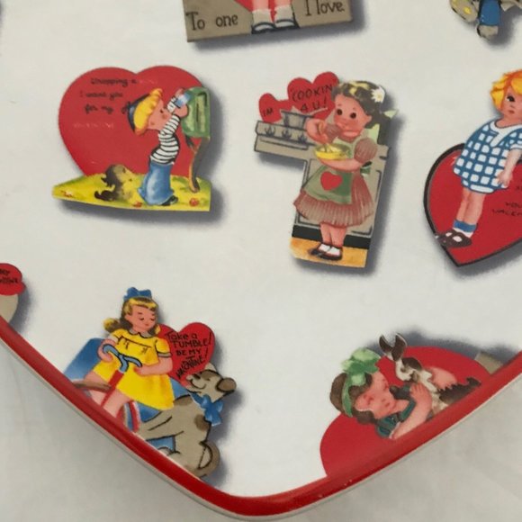 Large Retro Ceramic Valentine Heart-Shaped Bowl NWT - Picture 5 of 12